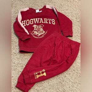 Hogwarts sweatpants and sweatshirt Size 12-18M